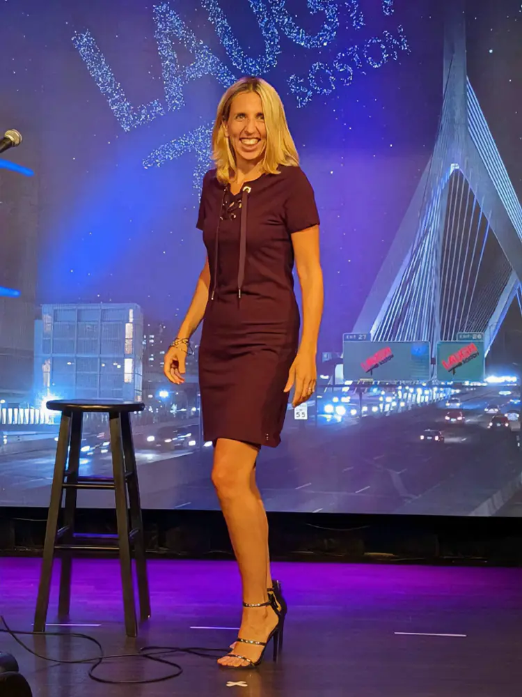 Kristy Kielbasinski at Laugh Boston