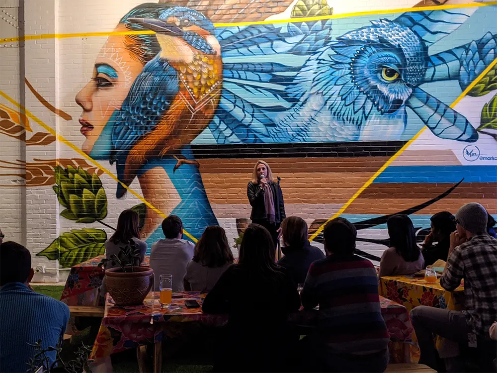 Kristy Kielbasinski at Redemption Rock Brewing