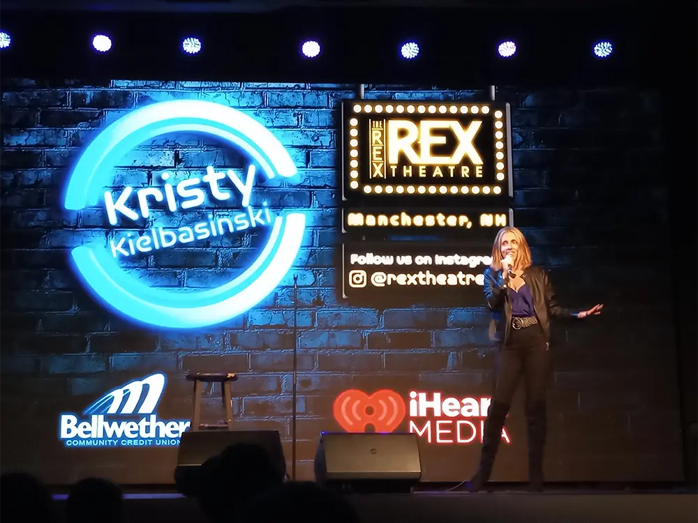 Kristy Kielbasinski at the Rex Theater