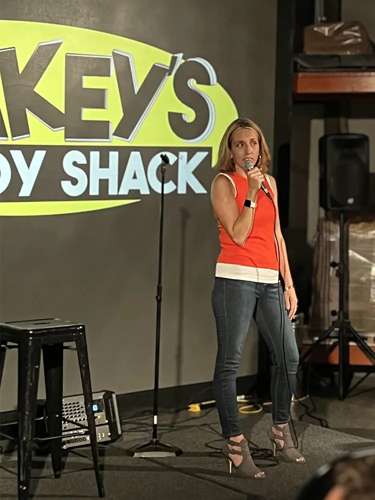 Kristy Kielbasinski at Shaky's Comedy Shack